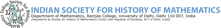 Indian Society for History of Mathematics